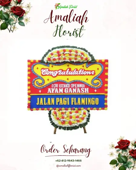 Sewa Papan Bunga Gembong